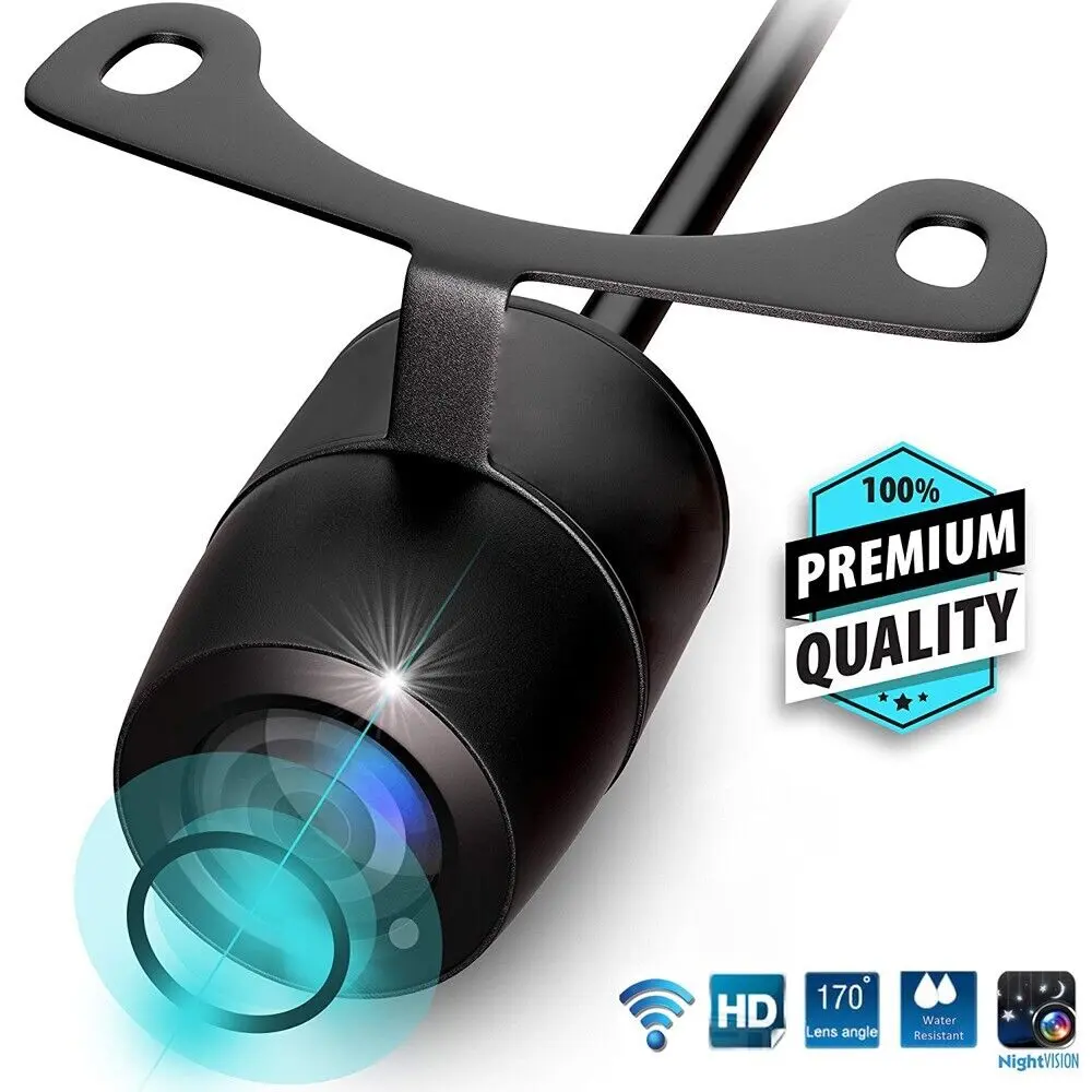 Skshicpc 1pc Universal HD Night Vision Rear View Backup Camera, 480p Video Resolution, Easy Installation, No Battery, for Pickup Truck SUV Car, Safe Reverse Parking, Crystal Clear Image