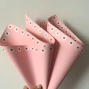 Pink Floral Paper Barro Style