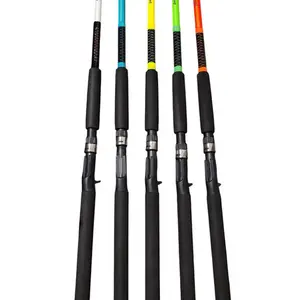 Driftking Striper Series 7'6" Medium Heavy Striper Rod Woven Fiberglass Construction Fuji Style Reel Seat Stainless Steel Guides