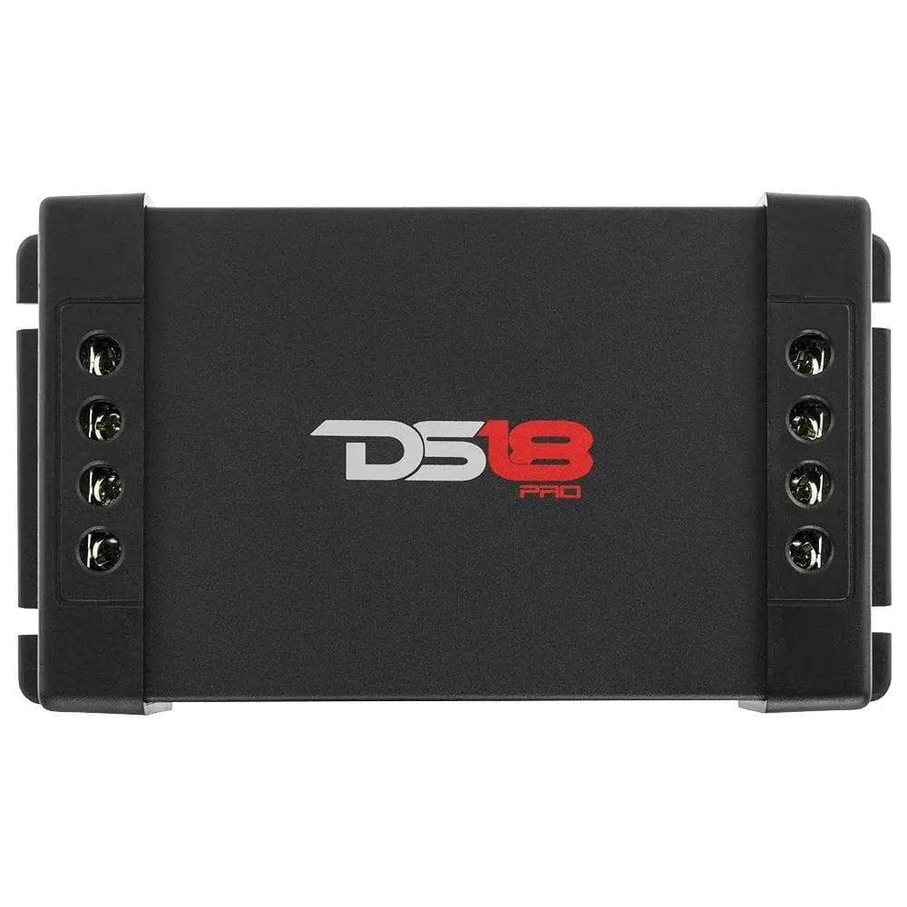 DS18 DS-PRO-CFX 2-Way Passive Car Audio Crossover - Boxed Pair, Steel Connectors, Compact, Easy Install, 0~-6dB Tweeter Gain, 1x Input, 1x High-1x Mid-Range Output, 3.5kHz @ 4 Ohms, 12dB/Oct, 6.3in, Sound Filtering, for Custom Cars Audio Setups, Filter So