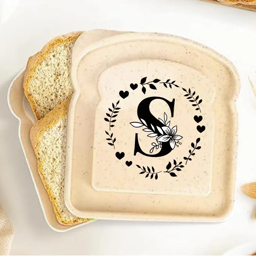 Portable Toast Shaped Bento Lunch Box with Leakproof Lid, Large-Capacity Sandwich Container for Freshness, Dust-Proof Organizer for Outdoor Camping and Picnics