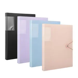4Pcs A4 Display Folders Presentation Folder with 160 Plastic Sleeves - Document Display Book with Pockets - Home Improvement.