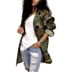 Sexy women's camouflage jacket, army fatigue long work pants, windbreaker, plus size lightweight women's clothingRAIMENTRY