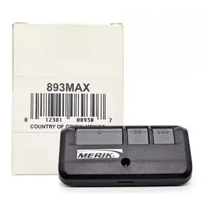 3 Button Garage Door Opener Remote Control, Wireless Rolling Code Electric Door Transmitter, Lithium Batteries Included