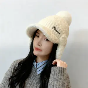 Fashion Women Winter Fur Windproof Hat Lei Feng Cap with Thick Ear Flaps, Adjustable Buckle, Warm Furry Lining, Outdoor Ski Snowproof Headwear for Cold Weather beanies men casual wear Knit Heart unisex design wool western newsboy style summer sportive