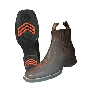 Botin Rovic Kansas Choco Suela Hule Para Caballero