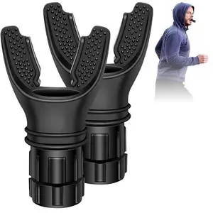 Exercise Device 2 Pack, 1 Pack Adjustable Resistance for Trainer , Exerciser Trainer Daily Fitness Training, Easy-to-Clean Design Black