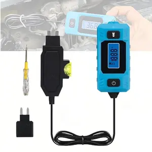 Automotive Circuit Fault Probe Tester,Portable High-Precision 20a 48v  Circuit Probe Tester,Relay Tester 12v  Relay Tester,with Led Display & Front Lighting, Relay Fuse  Checker