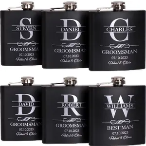 Hip Flask Customization - Personalized Flask for Alcohol - Drinkware