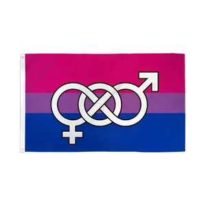 Bisexual (Symbol) Flag 3x5ft Poly