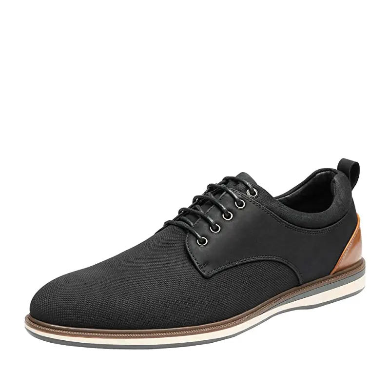 【BRUNO MARC Anniversary】 Men's Leather Oxford Shoes - Lace-Up Closure, Smart Casual, Office Shoes, Formal Business Footwear, Formal Business Shoes tiktokshopbacktoschool