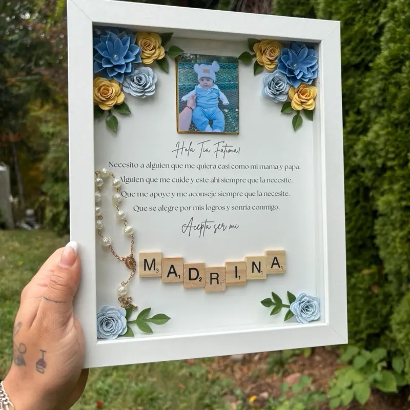 Madrina Proposal Shadow Box