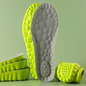 Height Increase Insoles for Men Wowen-4D Cloud Technology Insole-Super Soft Comfort Elevator Insoles, Memory Foam Heel Lift Inserts (Green, Lift 3.5CM/Men: US 8-12)