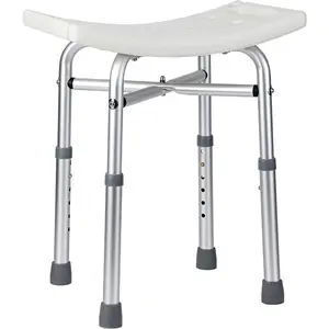 Garvee Shower Chair, with Adjustable Height Legs, Bear 350 lb Capacity, Shower Chair for Adults Elderly And Disabled, for Bathroom