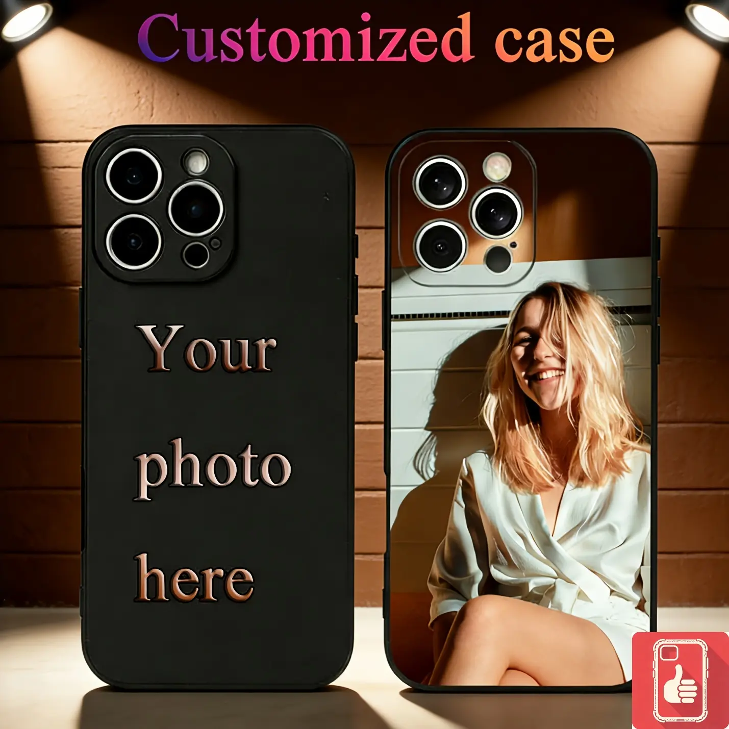 Custom Photo Phone Case – Please Send Image After Purchase.Personalized Custom Skin Feel Phone Case for Personal Exclusive Selfie Art Photos, Suitable for Iphone 17/16/15/14/13/12/11/X/Pro/Promax/Plus Models