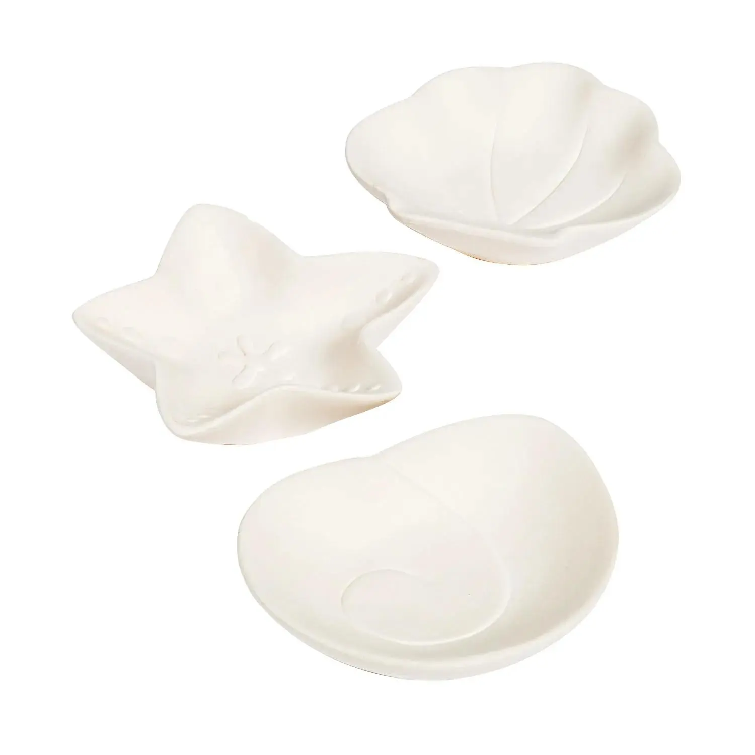 DIY Ceramic Sea Shell Mini Bowls - 12 Pc.