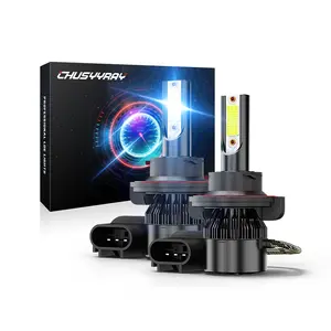 4-Side H13 9008 240W 120000LM LED Headlight Kit High Low Beam Bulb 6000K Compact Design High Performance Lighting