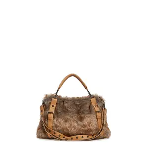 Wild Whisper Faux Fur Handbag