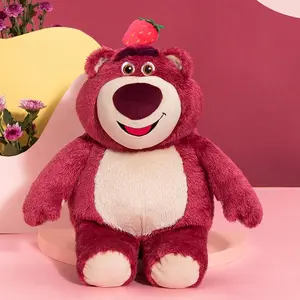 【Holiday Gift】[Holiday Gift]Disney Strawberry Bear Series-Sweet Lotso Sitting Plush Doll,Birthday gifts, festive gifts,School gifts,Bedroom decoration,sofa,cozyvibes| Shopping Bag  , Holiday & Holiday Haul