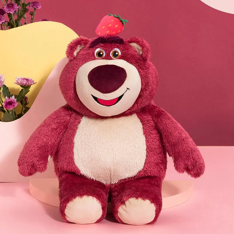 [Holiday Gift]Disney Strawberry Bear Series-Sweet Lotso Sitting Plush Doll,Birthday gifts, festive gifts,School gifts,Bedroom decoration,sofa,cozyvibes| Shopping Bag  , Holiday & Holiday Haul#Summervibes, Back To School