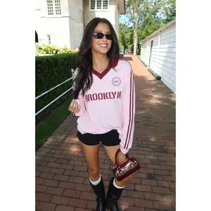 Brooklyn Contrast Oversized Rugby Shirt