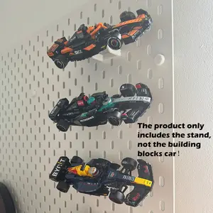 Ikea Skadis Display Stand for F1 Speed Champion Series, Home Decor Accessory, Ideal for Collectibles, Perfect for Lego and Car Enthusiasts