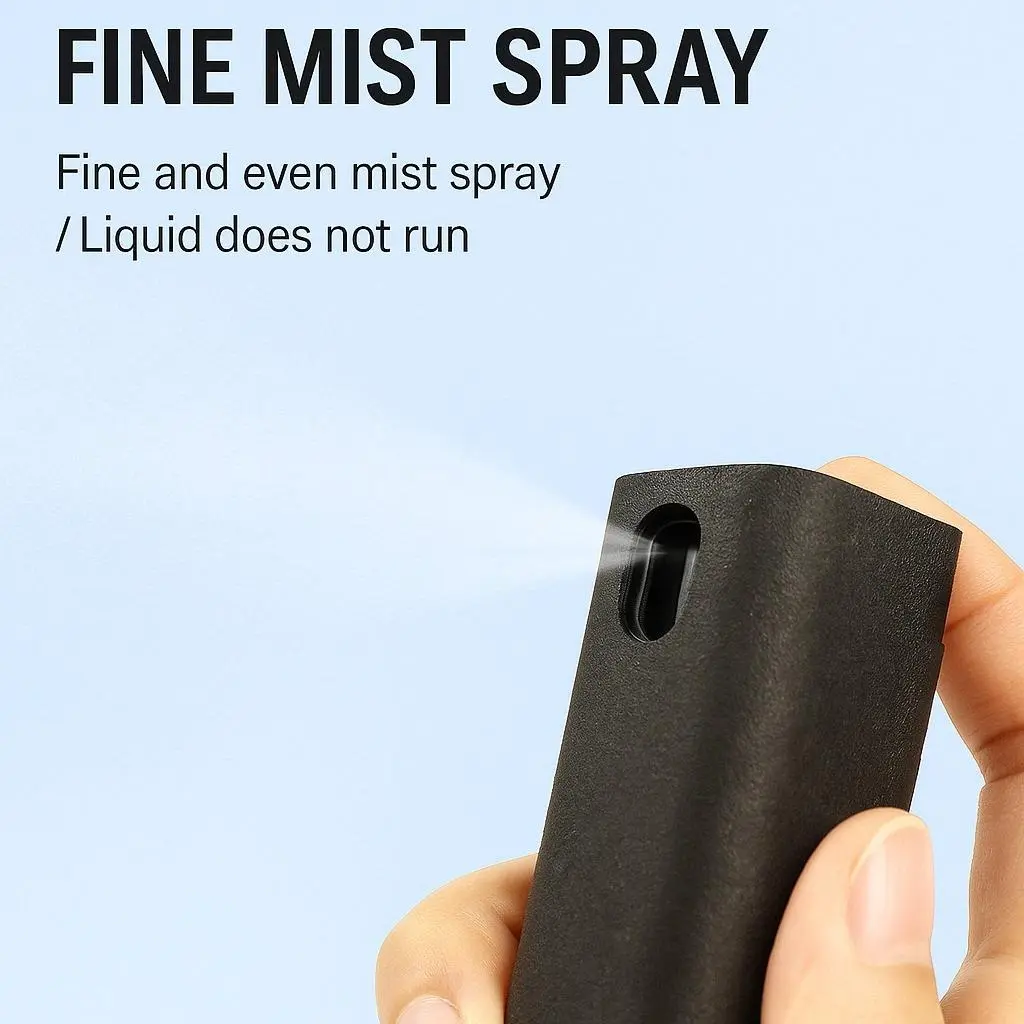 Spray & Wipe Portable Cleaner - Screen Cleaning for Phone, Tablet & Laptop - No Streaks, Removes Smudges in Seconds