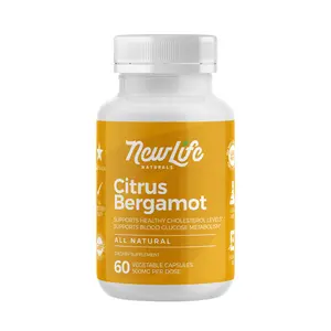 Citrus Bergamot 500mg - 60 Capsules Healthcare Vitamin Fitness Dietary