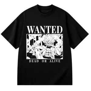 Wanted D. Luffyyy Anime T-Shirt – Unisex Streetwear Tee