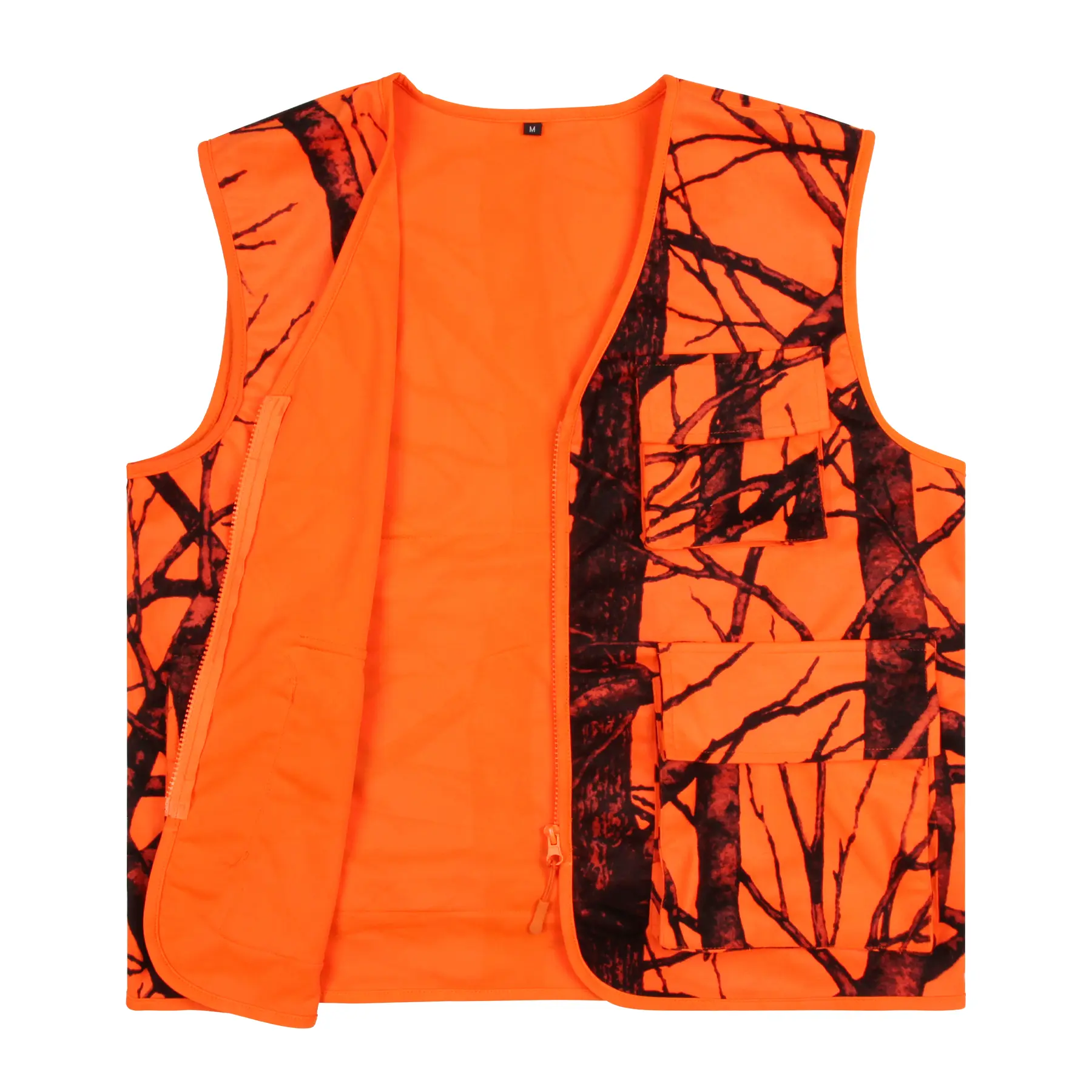 Blaze Orange Hunting Vest with Pocket, Lightweight Deer Hunting Camo Vest Blaze Orange Hunting Vest with Pocket, Lightweight Deer Hunting Camo Vest