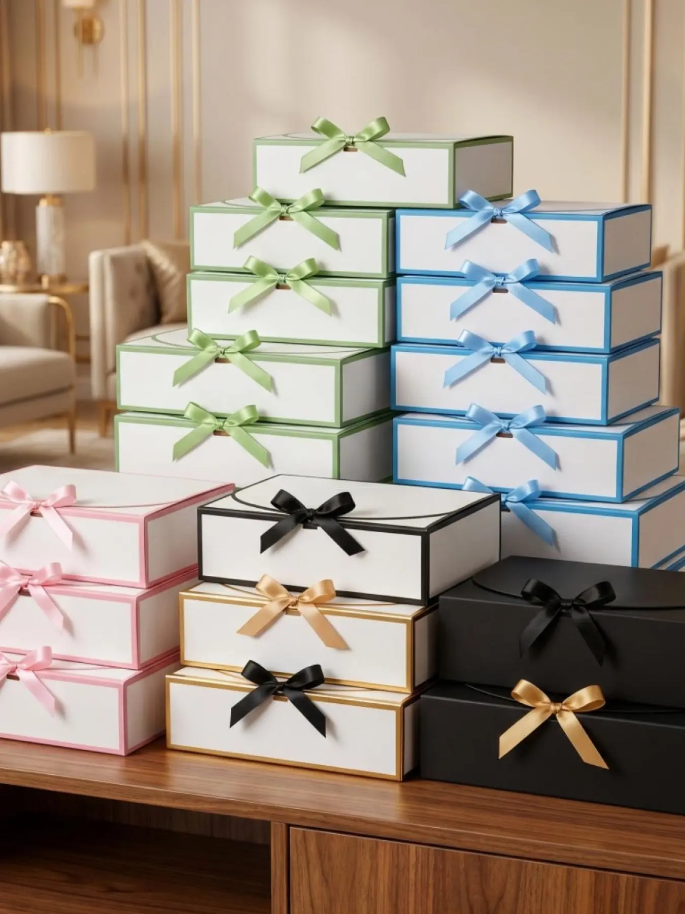 Bow Ribbon Gift Box, Lipstick Gift Box, Cosmetic Gift Box, Souvenir Gift Box, Birthday Gift Box, Needoh, Nutrition Geeks，needoh，nutrition geeks