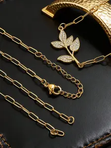 5pcs Stainless Steel Long Cross Flat Chain DIY Jewelry Accessories Necklace, Durable Metal Chains for Crafting & Making, Diy Beading Accessories