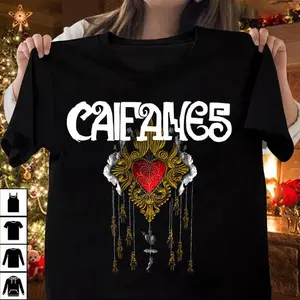 CAIFANES - Palladium Times Square Tour 2026 Mexico Rock Band T-Shirt