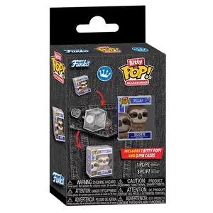 Funko Bitty Pop Accessories - Pin Case Set (Includes 3 Pin Cases & 1 Bitty Pop)