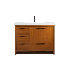 Wyatt Bathroom Vanity Set Teak