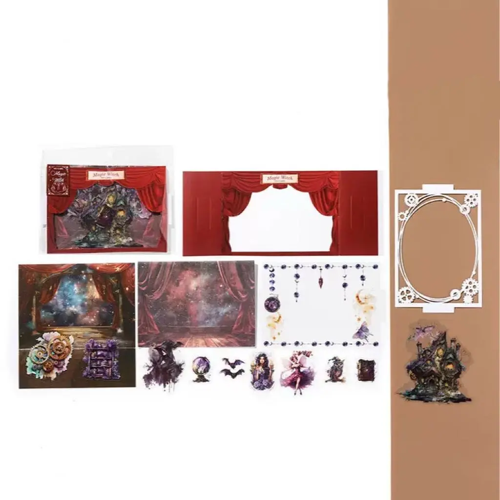 Scrapbooking Papers - magic witch