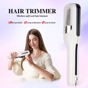 USB Rechargeable Automatic Hair Trimmer, Wireless Typ-C Hair Clipper for Split Ends, Portable Fast Charging Hair Groomer Gift Idea