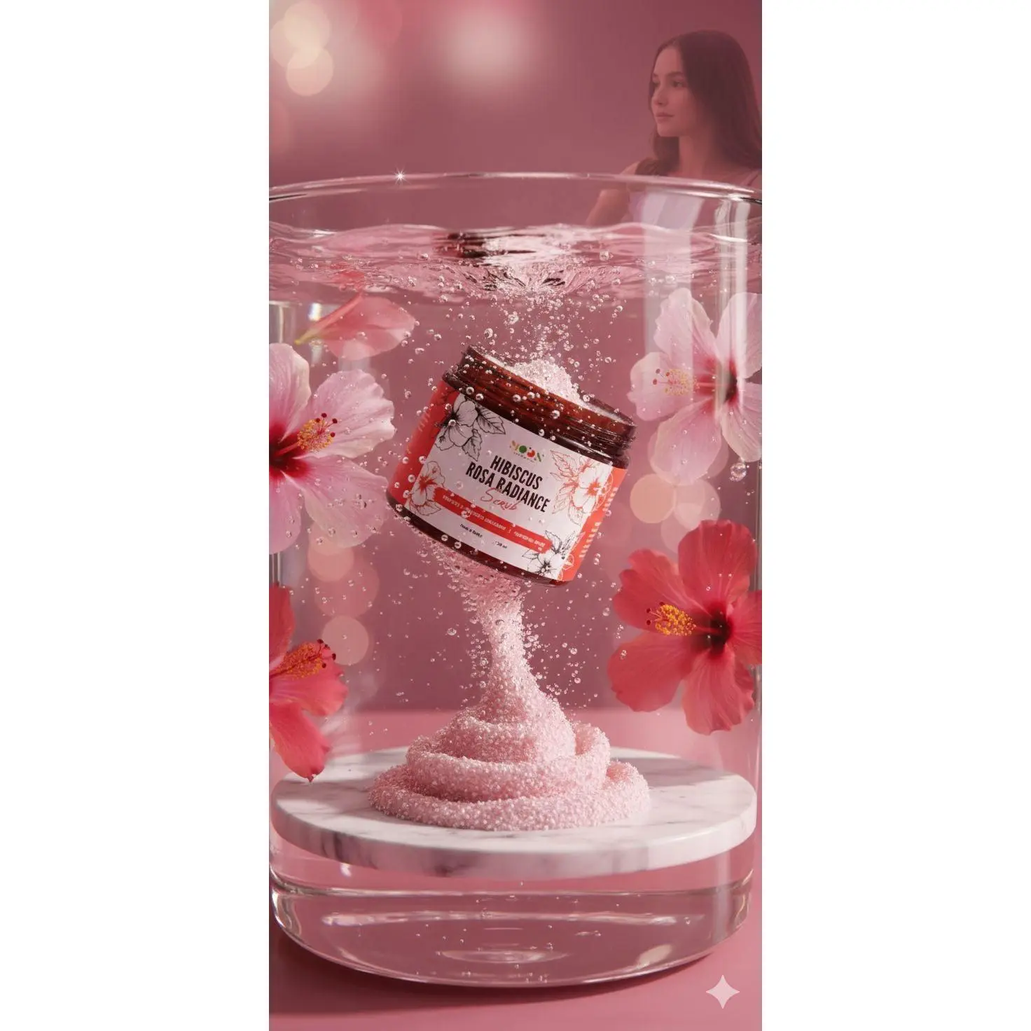 Hibiscus Rosa Radiance Scrub