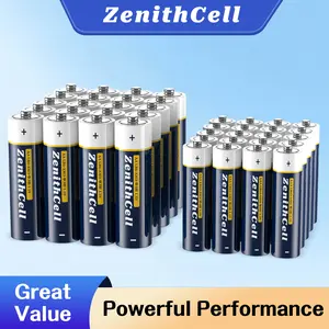 40/20 Packs AA AAA Battery Combo 1.5V | Premium High Performance Power | Long-Lasting Disposable Value Multipack for Remotes, Toys, Flashlights, Clocks & Holiday Decor