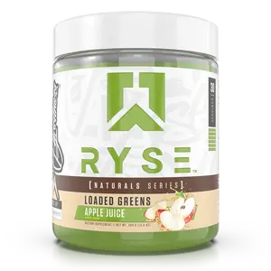 RYSE Loaded Greens Superfood Powder - Daily Supplement with Greens Balance for Digestion, Immunity, and Energy Support - 30 Servings