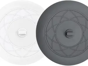 Tub Stopper 2PCS,Bathtub Drain Stopper,6 inches Bathtub Tub Drain Cover Stopper,Silicone Drain Plug Plug,Kitchen Bathroom Hair Water Shower Stopper,Large Bathroom Laundry Accessories (Grey/White)