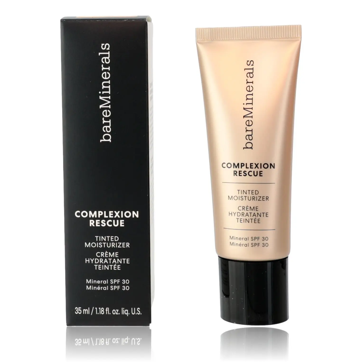 Bare Minerals Complexion Rescue Hyaluronic Acid Tinted Moisturizer - 1.18 oz, SPF 30, Hydrating, Buttercream 03