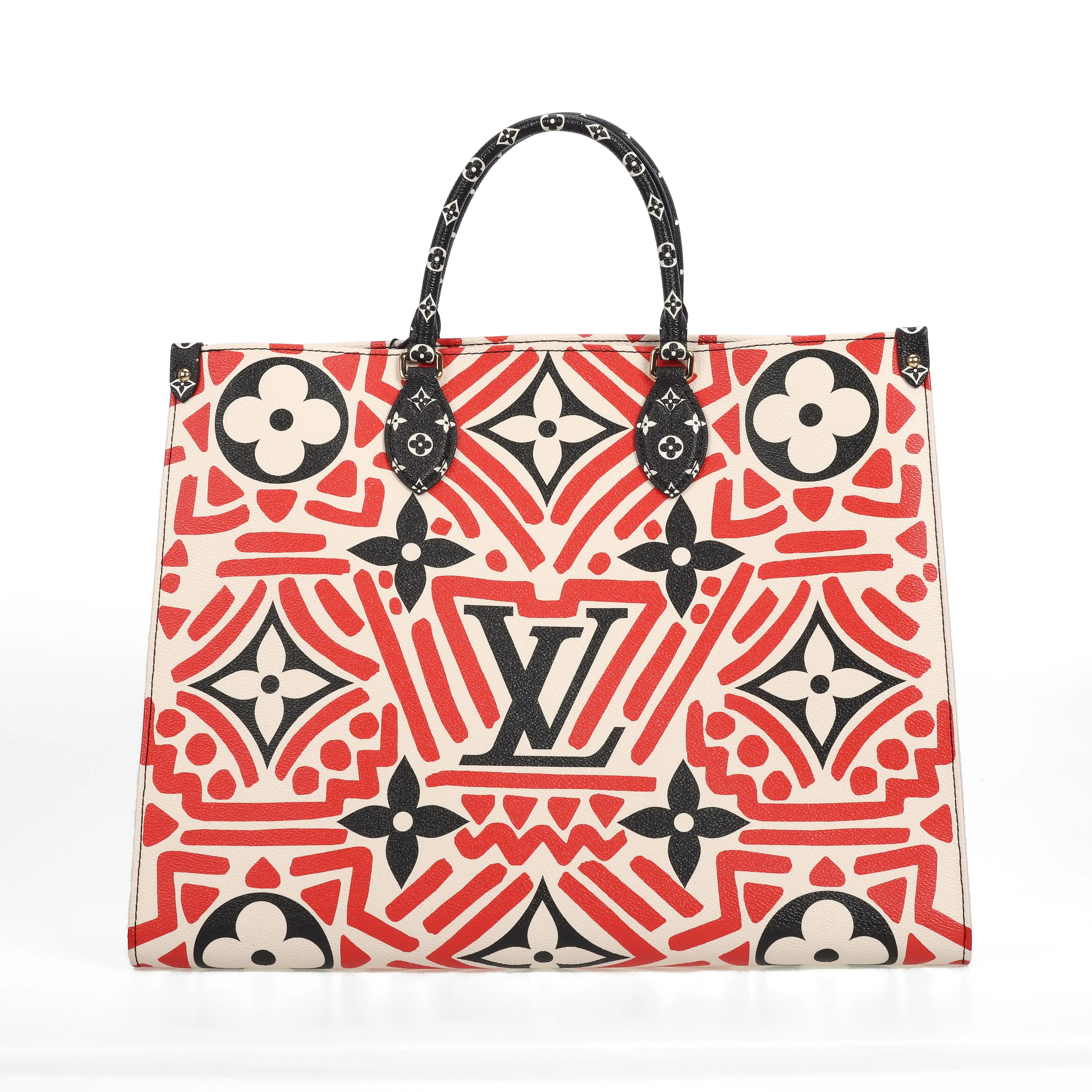 Pre-owned Louis Vuitton Coated Canvas Shoulder Bag Onthego Multicolor Monogram 99179537