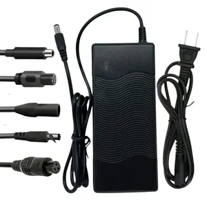 24V-29.4V 2A Charger, compatible with GT200/GT250/GT300/GT350/GT500/GT KOBRA 08 electric scooter lithium-ion batteries, featuring a durable housing and charging cable design. Foldable Electric Mobility Scooter with Seat