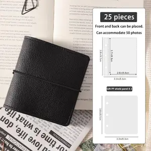 3-Inch Soft Cover Photo Album, Mini Instax Album Book, K-Pop Card Holder for Idol Cards and Collectibles, Perfect for Photography Lovers
