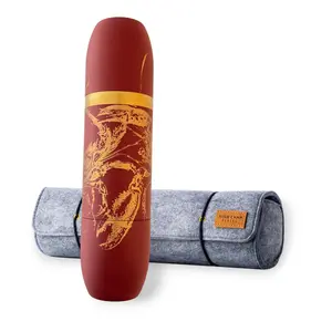 Caskata X High Camp Flasks Red Lobster Flask and Case Bundle