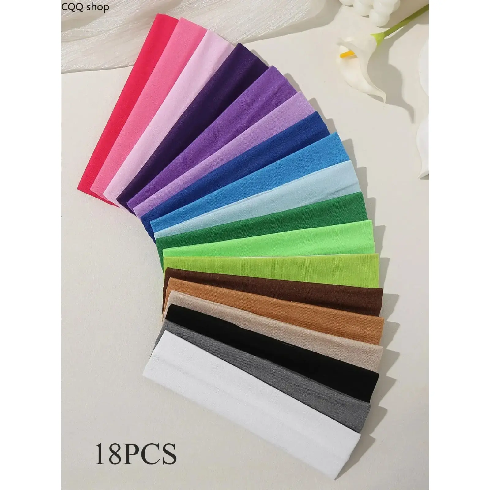 Multi-color Elastic Sports Headbands, sweat-absorbent and quick-drying. Perfect for yoga, running and workouts, comfortable for all seasons