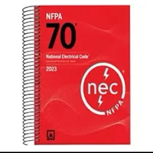 NFPA NEC 70 National Electrical Code 2023 Edition Spiral