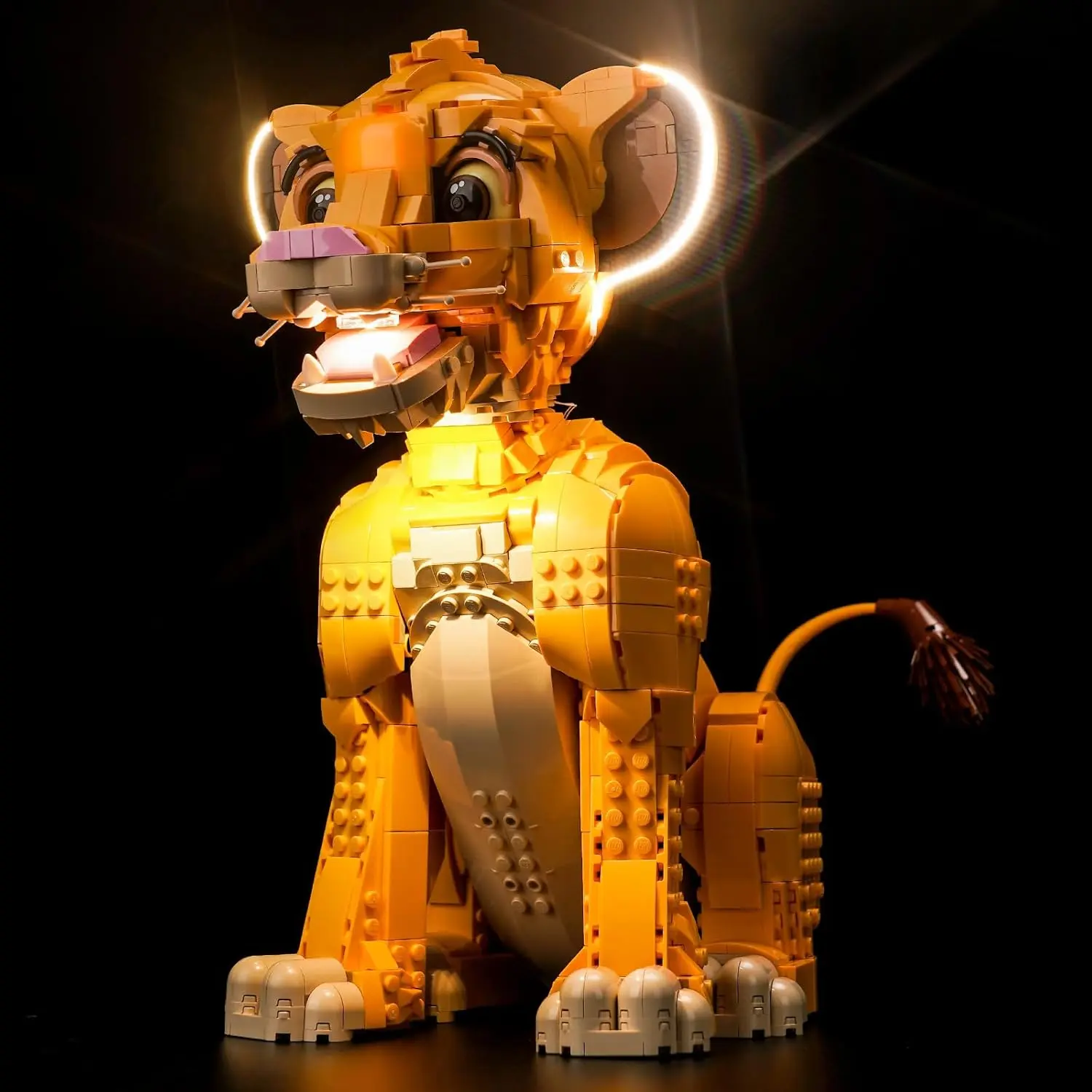 LED Light Compatible with Lego Young Simba The Lion King Compatible with Lego 43247-No Model (Classic Version Light)