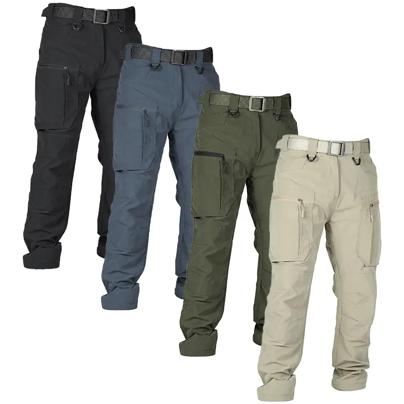 Homug 2-piece men’s 230g multi-pocket tear-resistant work pants, practical work pants suitable for logging, forestry, and construction work